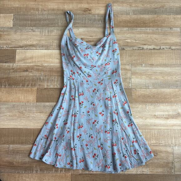 Reformation Dresses & Skirts - Reformation Abby Sundress Margot Blue Floral Size 2